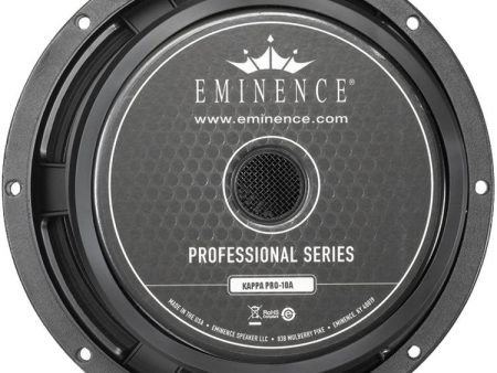 Eminence Kappa Pro 10A Pro Audio Speaker Hot on Sale