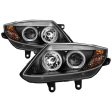 Spyder BMW Z4 03-08 Projector Headlights Xenon HID Model Only - LED Halo Black PRO-YD-BMWZ403-HID-BK Online now