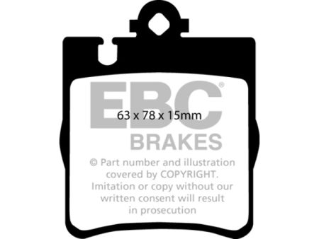 EBC 03 Mercedes-Benz C230 (W203) 2.3 Sport Redstuff Rear Brake Pads Supply