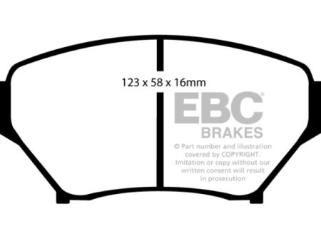 EBC 01-03 Mazda Miata MX5 1.8 (Sports Suspension) Redstuff Front Brake Pads Cheap