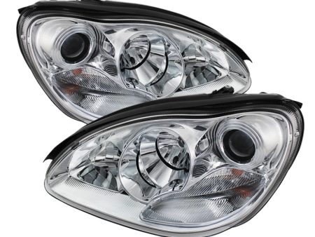 Spyder Mercedes Benz S-Class 03-06 Projector Headlights Xenon HID Model- Chrm PRO-YD-MBW220-HID-C Hot on Sale