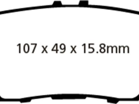 EBC 05-08 Acura RL 3.5 Redstuff Rear Brake Pads Supply