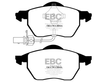 EBC 03-04 Audi A4 1.8 Turbo Redstuff Front Brake Pads For Cheap