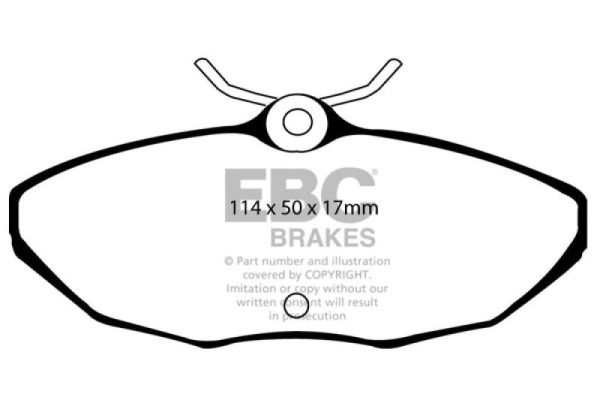 EBC 01-05 Ford Thunderbird 3.9 Redstuff Rear Brake Pads on Sale