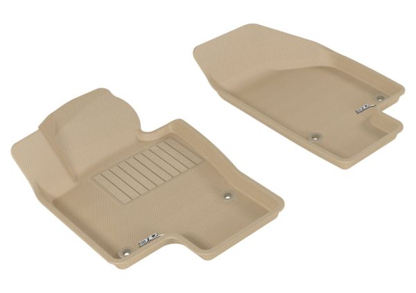 3D MAXpider 2006-2010 Volkswagen Passat Kagu 1st Row Floormat - Tan on Sale