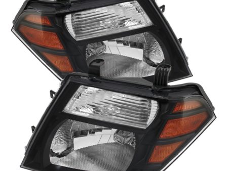 Xtune Nissan Pathfinder 08-11 Amber Crystal Headlights Black HD-JH-NP08-AM-BK Cheap