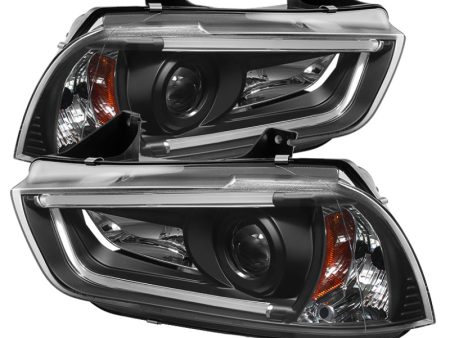 Spyder Dodge Charger 11-14 Projector Headlights Xenon HID- Light DRL Blk PRO-YD-DCH11-LTDRL-HID-BK Cheap