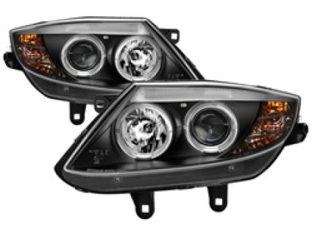 Spyder BMW Z4 03-08 Projector Headlights Xenon HID Model Only - LED Halo Black PRO-YD-BMWZ403-HID-BK Online now