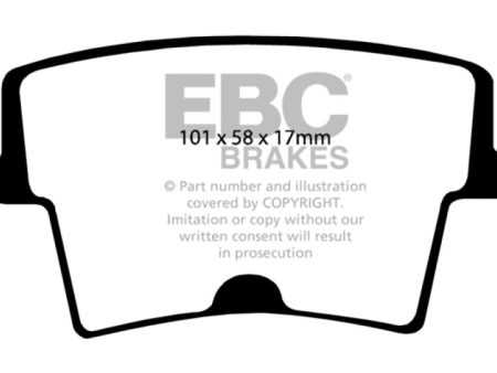 EBC 05-09 Chrysler 300 2.7 Redstuff Rear Brake Pads Sale