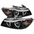 Spyder BMW E90 3-Series 06-08 4DR Projector CCFL Halo - Eyebrow Bulb Blk- PRO-YD-BMWE9005-CCFL-BK Fashion