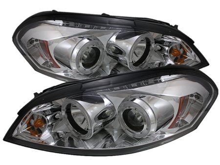 Spyder Chevy Impala 06-13 Projector Headlights LED Halo LED Chrm PRO-YD-CHIP06-HL-C Fashion