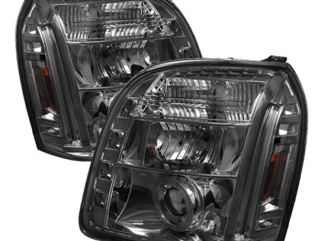 Spyder GMC Yukon 07-14 Yukon Denali 07-14 Projector Headlights LED Halo LED Smke PRO-YD-GY07-HL-SM Cheap