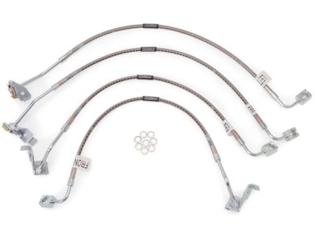 Russell Performance 07-08 Jeep Wrangler JK with 6in Lift Brake Line Kit For Sale