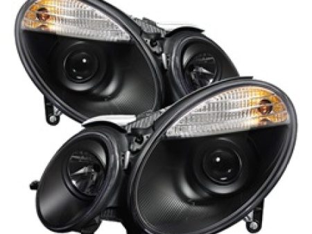 Spyder Mercedes Benz E-Class 07-09 Projector Headlights Halogen Model Only - Blk PRO-YD-MBW21107-BK Fashion