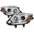 Spyder BMW Z4 03-08 Projector Headlights Xenon HID Model Only - LED Halo Chrome PRO-YD-BMWZ403-HID-C Hot on Sale