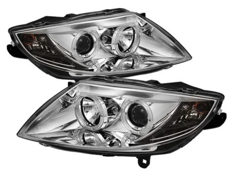 Spyder BMW Z4 03-08 Projector Headlights Xenon HID Model Only - LED Halo Chrome PRO-YD-BMWZ403-HID-C Hot on Sale