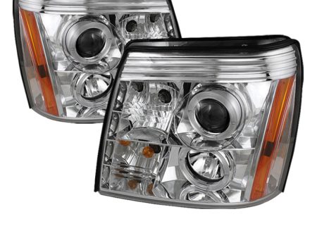 Spyder Cadillac Escalade 02-06 Projector Xenon HID Model- LED Halo DRL Chrm PRO-YD-CE02-HID-DRL-C Online Hot Sale