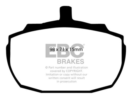 EBC 91-93 Morgan 4 4 1.6 Greenstuff Front Brake Pads For Sale