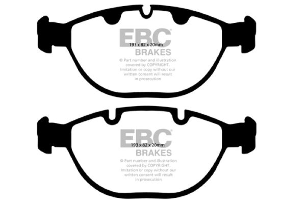 EBC 02-04 BMW X5 4.6 Redstuff Front Brake Pads Online now